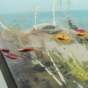Obraz s ručně malovanými prvky 100x70 cm Sunny Beach – Styler