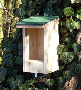 Zelená domácnost Ptačí budka dřevěná 3 v 1 SRDCE
