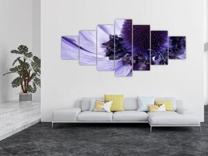 Obraz - Fialový květ (210x100 cm)