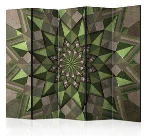 Paraván - Star Mandala (Green) II [Room Dividers]