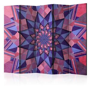 Paraván - Star Mandala (Pink-Violet) II [Room Dividers]