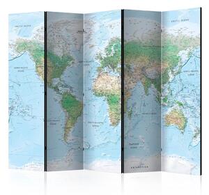 Paraván - World Map [Room Dividers]