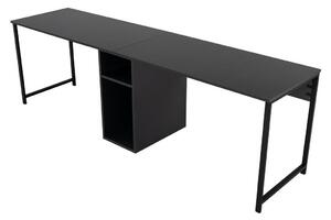 Pracovní stůl Twin Anthracite and Black