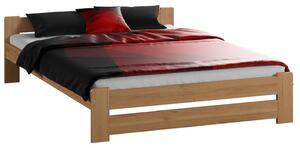 Vyvýšená masivní postel Euro 160x200 cm včetně roštu Olše
