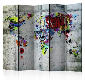 Paraván - Graffiti World [Room Dividers]