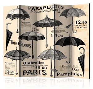 Paraván - Vintage Umbrellas II [Room Dividers]