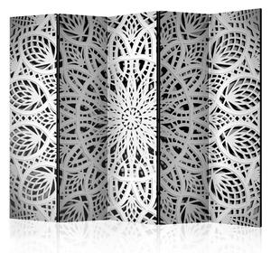 Paraván - White Mandala II [Room Dividers]