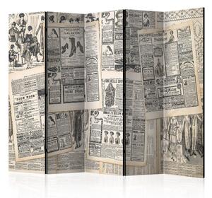 Paraván - Vintage Newspapers II [Room Dividers]
