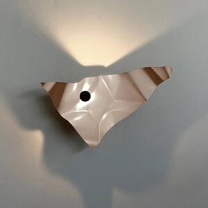 Knikerboker LED nástěnné světlo Zona d'ombra, sahara, 79 cm, stmívatelný, Krémová / jantar, Obývací pokoj / jídelna, kov, Design