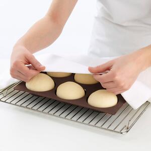 Silikonová pečicí forma na housky Lékué Roll Bread | hnědá