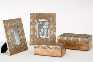 Dřevěný rámeček ve zlaté barvě 21x25 cm Bowerbird – Premier Housewares