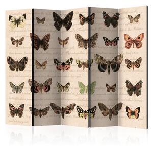 Paraván - Retro Style: Butterflies II [Room Dividers]