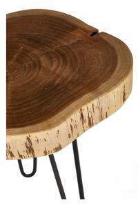 Odkládací stolek s deskou z akácie 46x48 cm Nandri – Premier Housewares