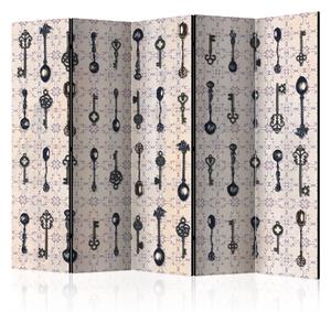 Paraván - Retro Style: Silver Spoons II [Room Dividers]