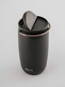 Sada 2 EQUA produktů Cup Rosé 300 ml + Cup Black 300 ml - termohrnky z nerezové oceli