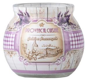 Vonná svíčka ve skle dekorační, Provencal cuisine 80 x 72 mm