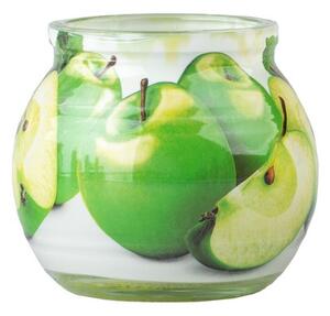Vonná svíčka ve skle dekorační, Green Apple 80 x 72 mm