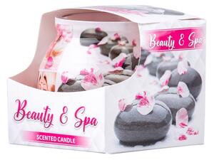 Sklo Dekor 80 x 72 mm Beauty&Spa pink vonná svíčka