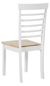 Set 2 ks. jídelních židlí BARRY (bílá). 1026789
