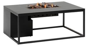 COSI Stůl s plynovým ohništěm - typ Cosiloft 120 černý rám / černá deska