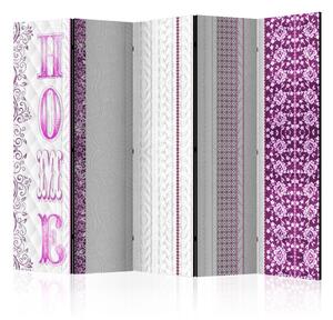 Paraván - Pink Home II [Room Dividers]