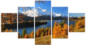 Obraz - Podzim v Alpách (125x70 cm)