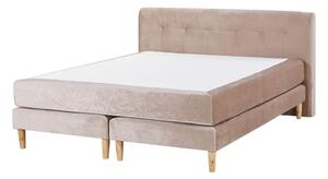 Manželská postel 160 cm MARIASSE (béžová) (s roštem). 1026678