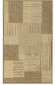 Breno Kusový koberec SISALO 706/J84N, 40x60 cm, Hnědá/Vícebarevné