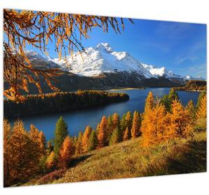 Obraz - Podzim v Alpách (70x50 cm)