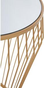 Kulatý odkládací stolek se skleněnou deskou ø 45 cm Avantis – Premier Housewares