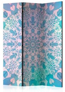 Paraván - Girly Mandala (Blue) [Room Dividers]