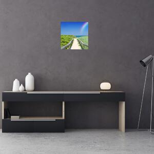 Obraz - Krajina a duha (30x30 cm)