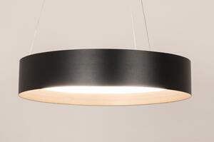 Závěsné stmívatelné LED svítidlo s dálkovým ovladačem Venus Black 50 (LMD)