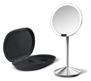 Kosmetické zvětšovací zrcadlo s osvětlením (10x) ø 12 cm Travel – simplehuman