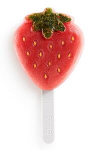 Tvořítka na zmrzlinu ve tvaru jahody Lékué Strawberry popsicles 4ks