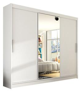 Velká šatní skříň ASTON I bílá šířka 250 cm