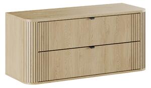 Comad Koupelnová skříňka pod umyvadlo set Ovalia Cremona 120 dub cremona