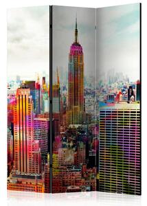 Paraván - Colors of New York City [Room Dividers]