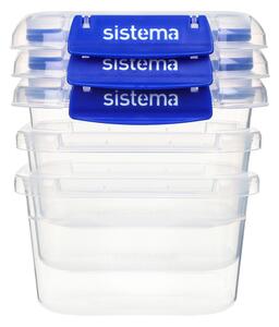 Sistema Vodotěsná krabička na potraviny KLIP IT PLUS sada 3 ks 2 klipy 400 ml