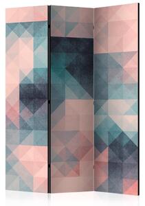 Paraván - Pixels (Green and Pink) [Room Dividers]