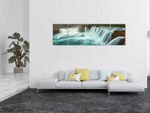 Obraz - Vodopády (170x50 cm)