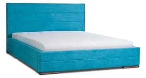 Čalouněná postel MONIKA modrá rozměr 140x200 cm