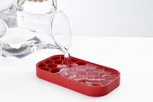 Nádoba a forma na led v jednom Lékué Ice Box | červená