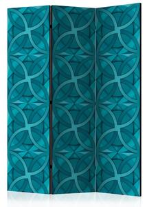 Paraván - Geometric Turquoise [Room Dividers]