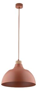 TK Lighting Terakotový závěsný lustr Cap pro žárovku E27 TK6927