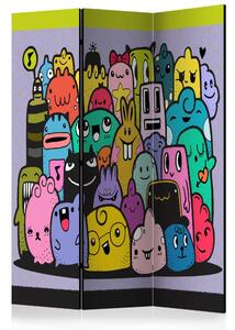 Paraván - Monsters from 3rd C Grade [Room Dividers]