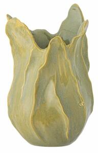 Zelená kameninová váza Bloomingville Bastien 29,5 cm