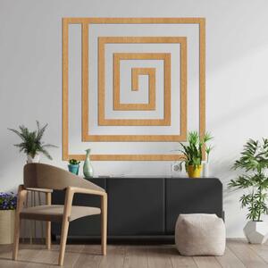 Dřevěná geometrická dekorace - WOORTLE 4518 HDF0397