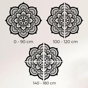 Dřevěná dekorace na zeď mandala symbolika lotosový květ I SENTOP PR0204