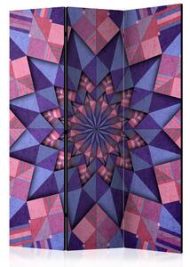 Paraván - Star Mandala (Pink-Violet) [Room Dividers]